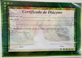 Certificado Dicono c/10 ps